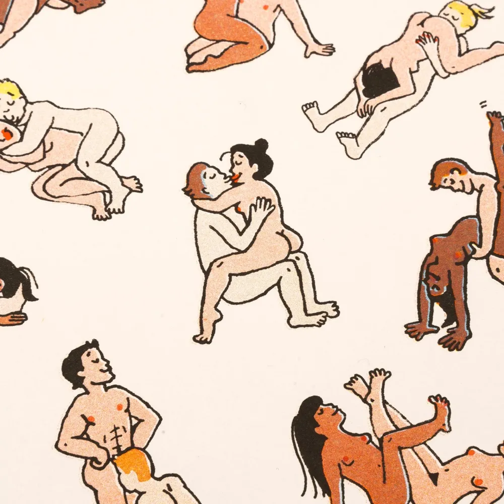 Best Sale Affiche Kamasutra - Risographie A3 Papeterie