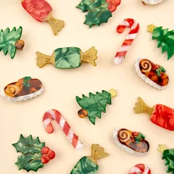 Best Barrette Bûche de Noël Barrettes