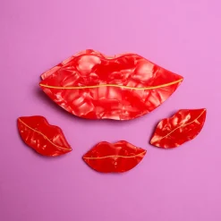 Hot Barrette Bouche Barrettes