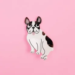 Hot Barrette Bouledogue Barrettes