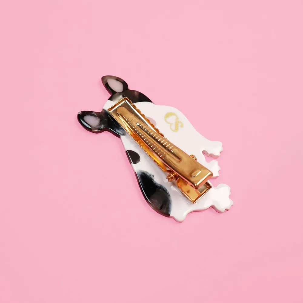 Hot Barrette Bouledogue Barrettes