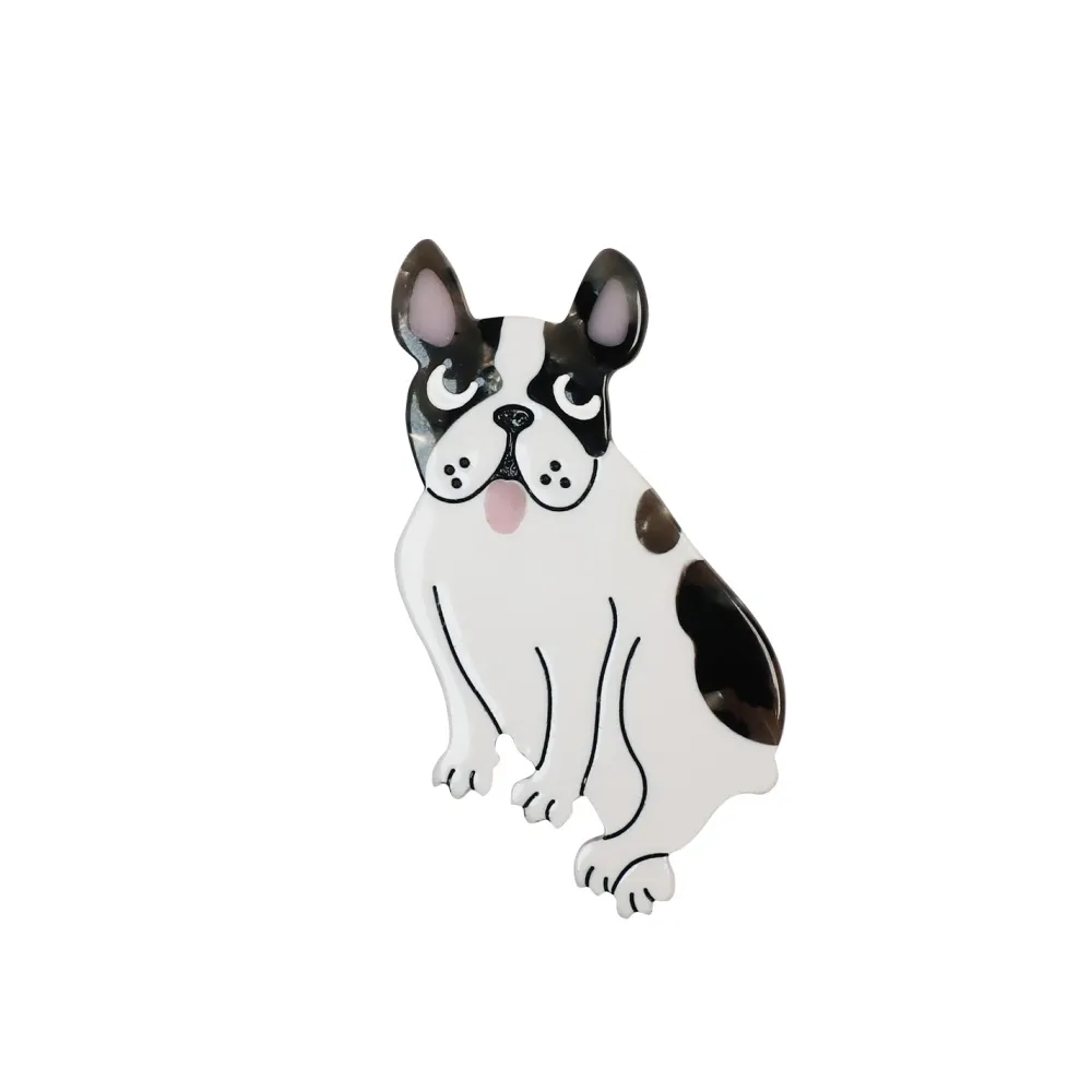 Hot Barrette Bouledogue Barrettes