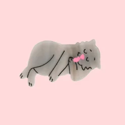 Cheap Barrette Chat Gris Barrettes