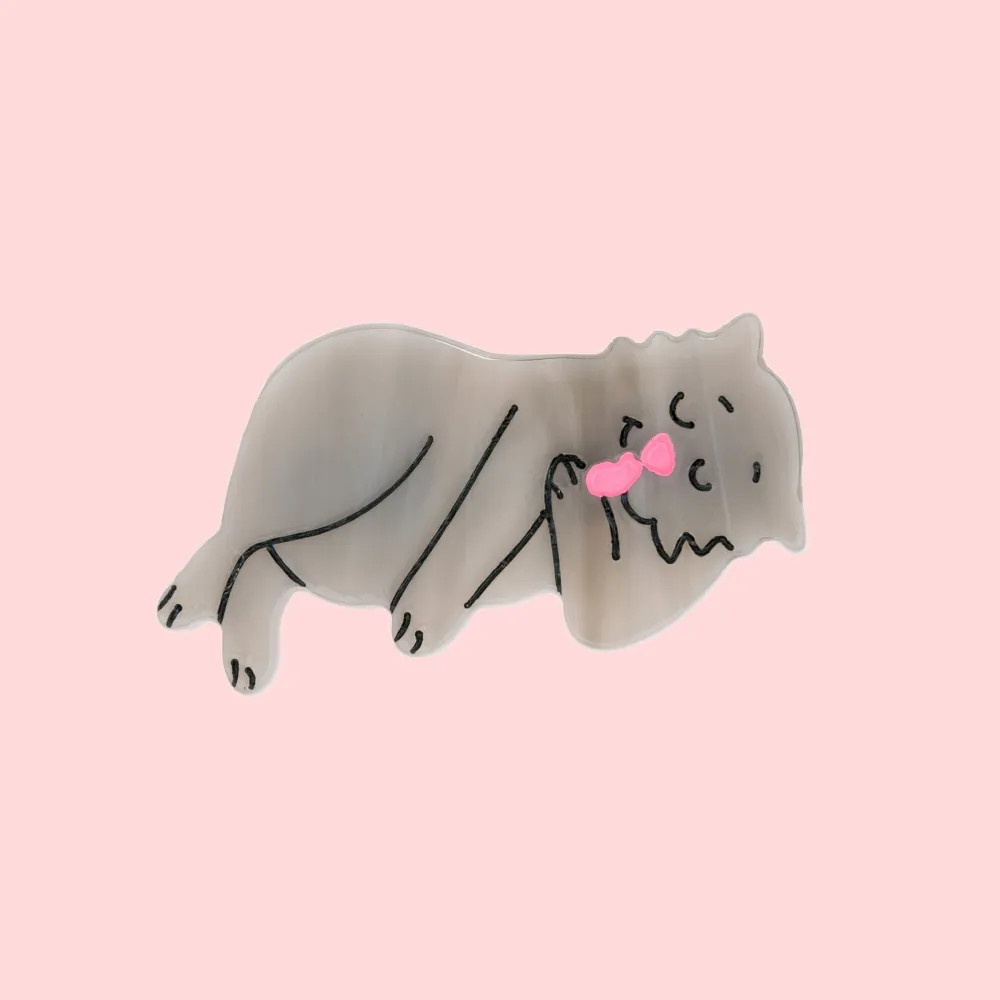 Cheap Barrette Chat Gris Barrettes