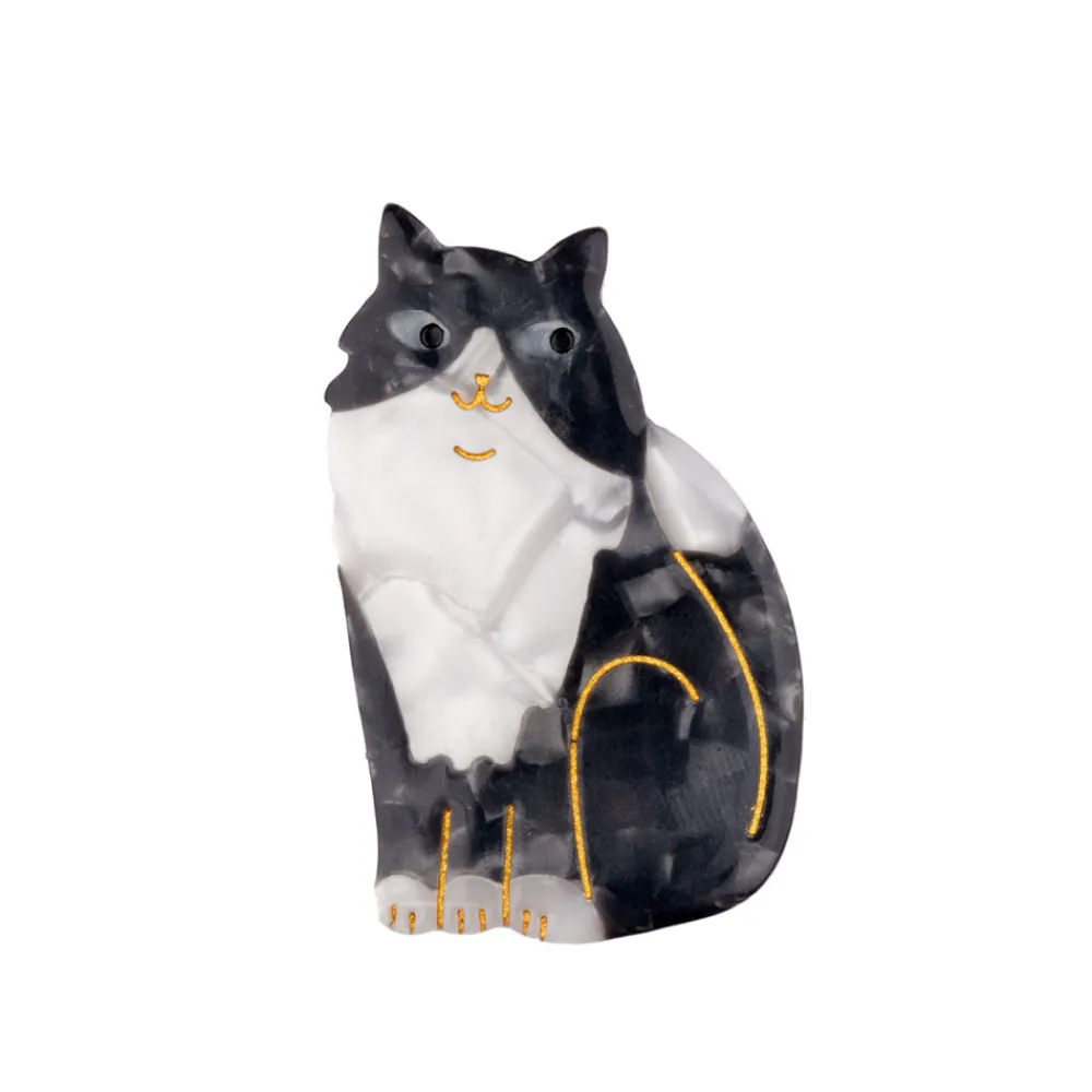 Discount Barrette Chat Noir & Blanc Barrettes