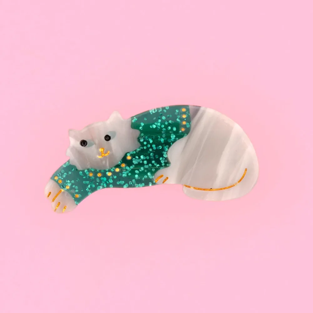 Outlet Barrette Chat pull d'hiver Barrettes