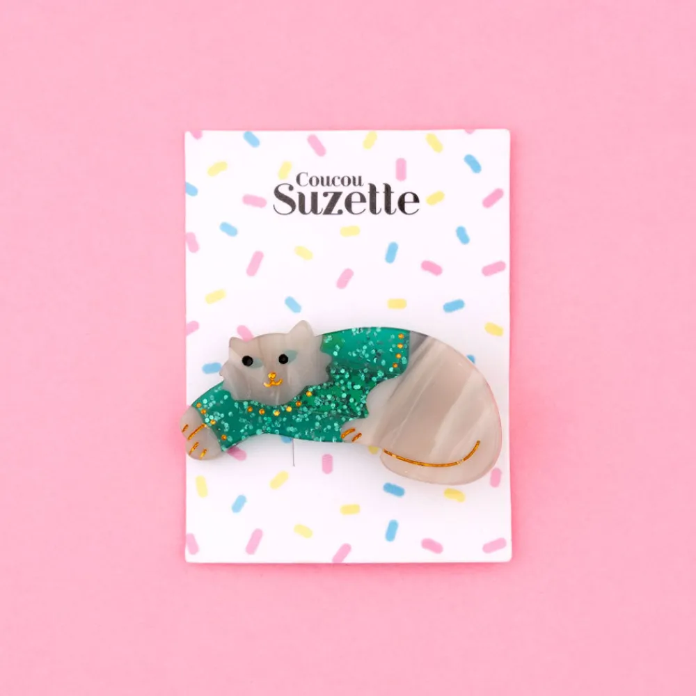 Outlet Barrette Chat pull d'hiver Barrettes