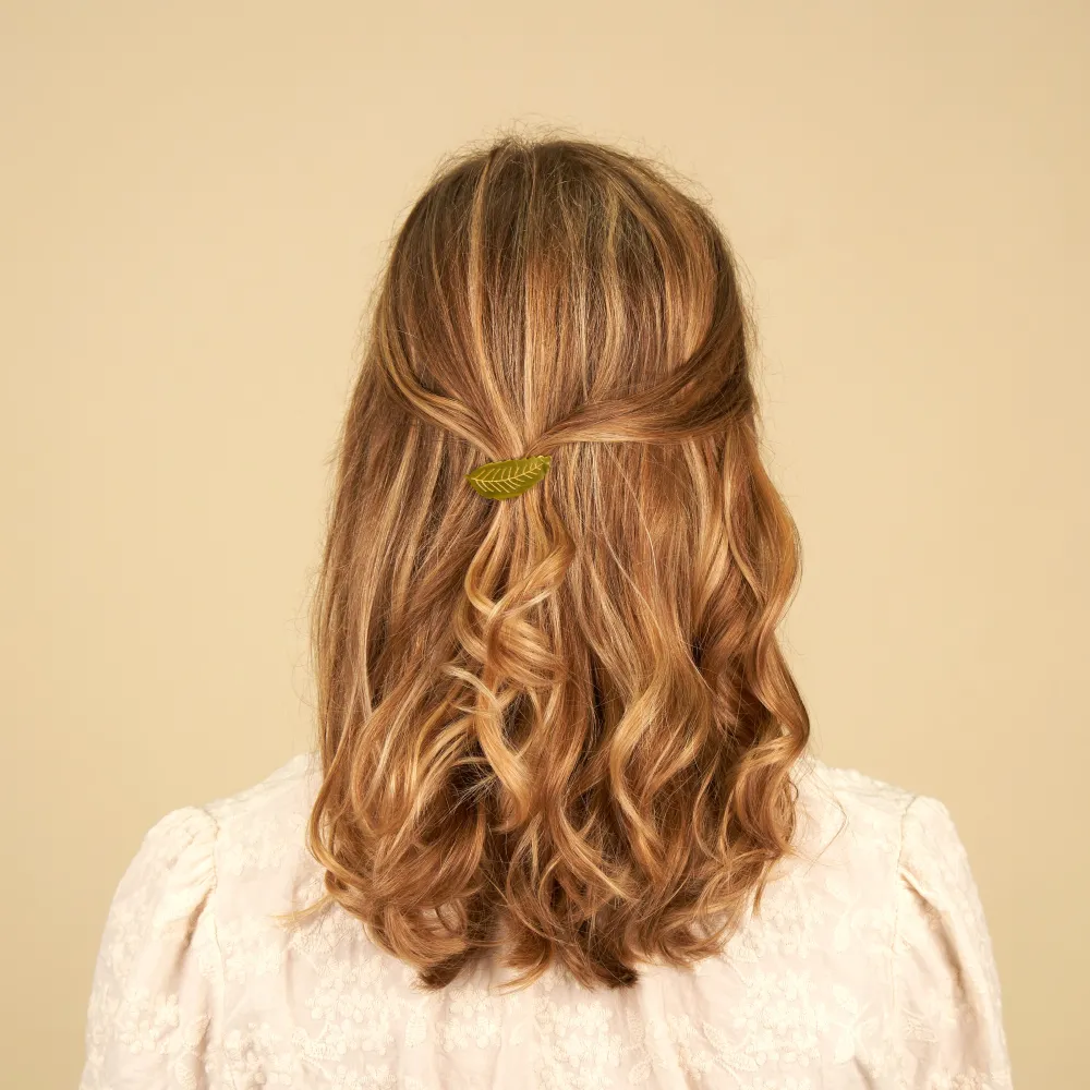 Best Sale Barrette Feuille de châtaignier Barrettes