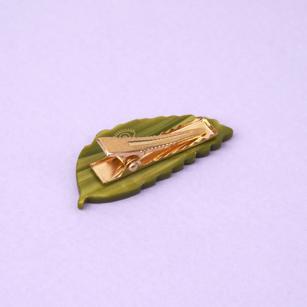 Best Sale Barrette Feuille de châtaignier Barrettes