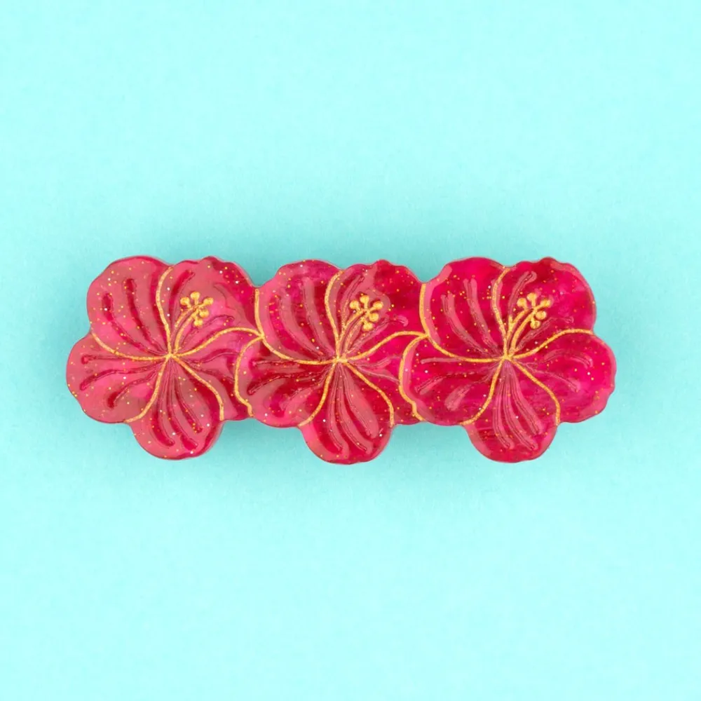 Discount Barrette Hibiscus Barrettes