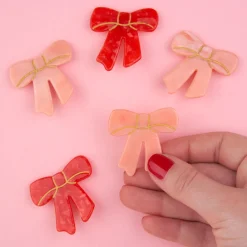 Flash Sale Barrette Noeud Rose Barrettes