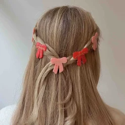 Shop Barrette Noeud Rouge Barrettes