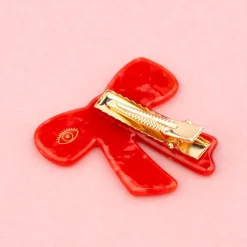 Shop Barrette Noeud Rouge Barrettes