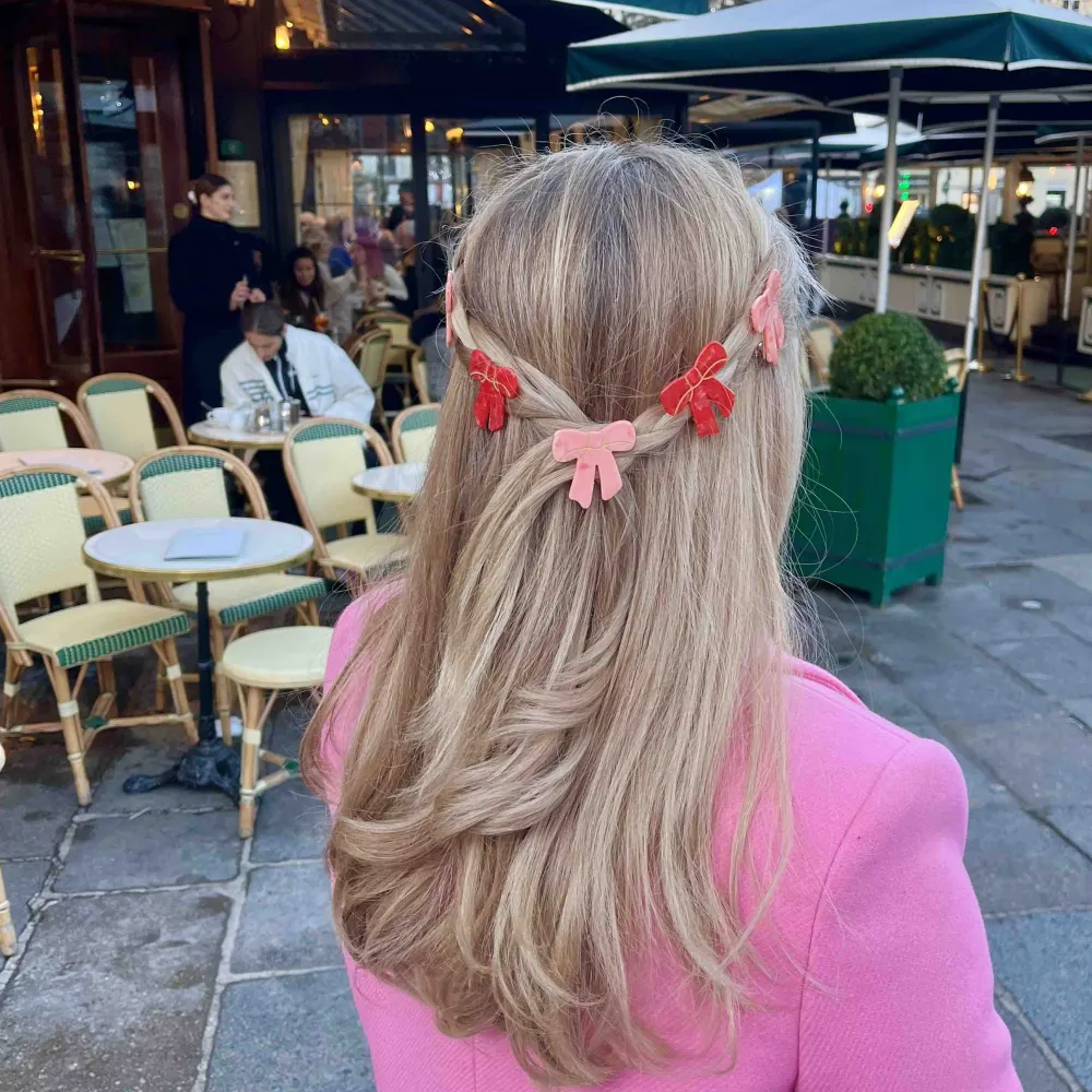 Shop Barrette Noeud Rouge Barrettes