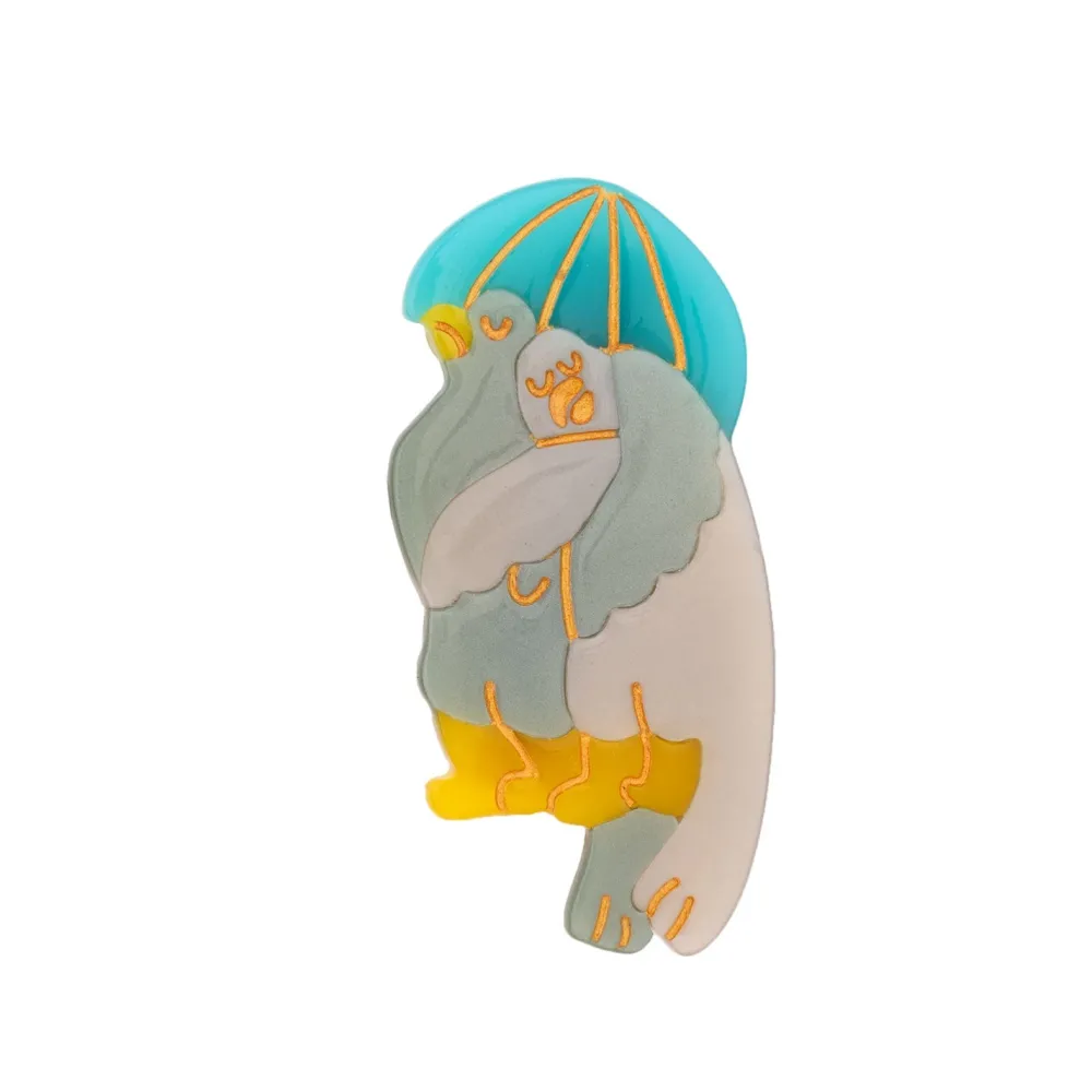 Clearance Barrette Pigeons Parapluie Barrettes