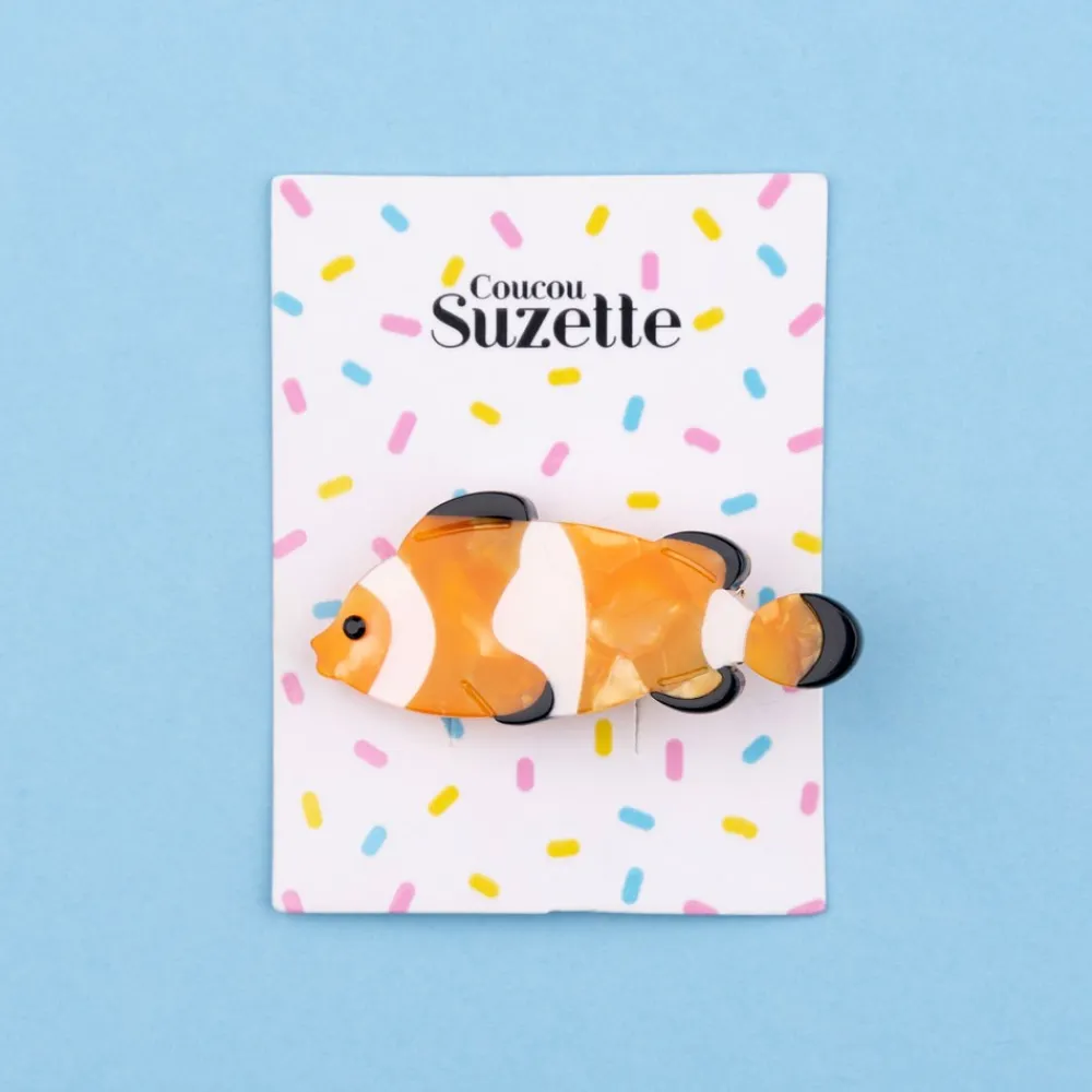 Online Barrette Poisson Clown Barrettes