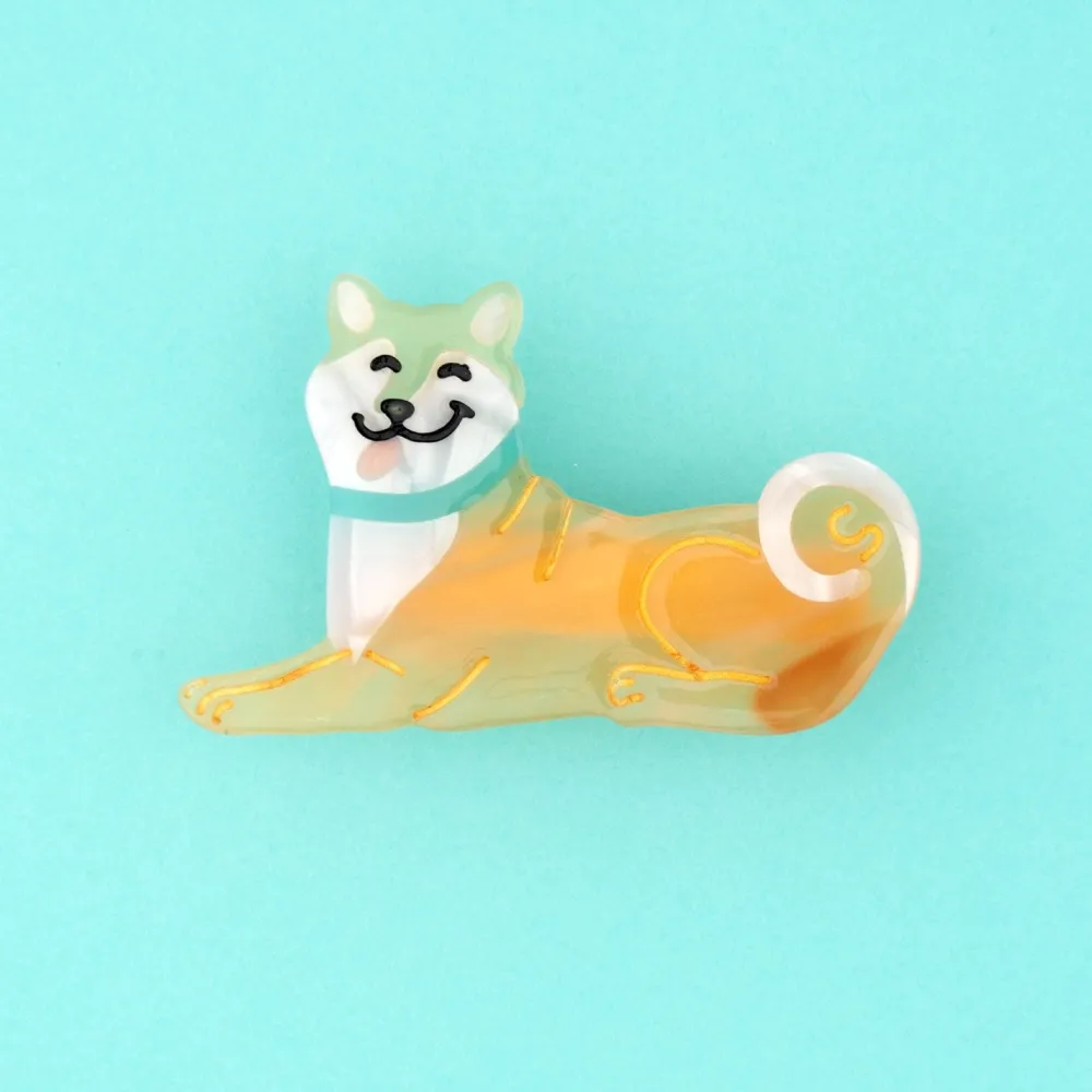 New Barrette Shiba Barrettes