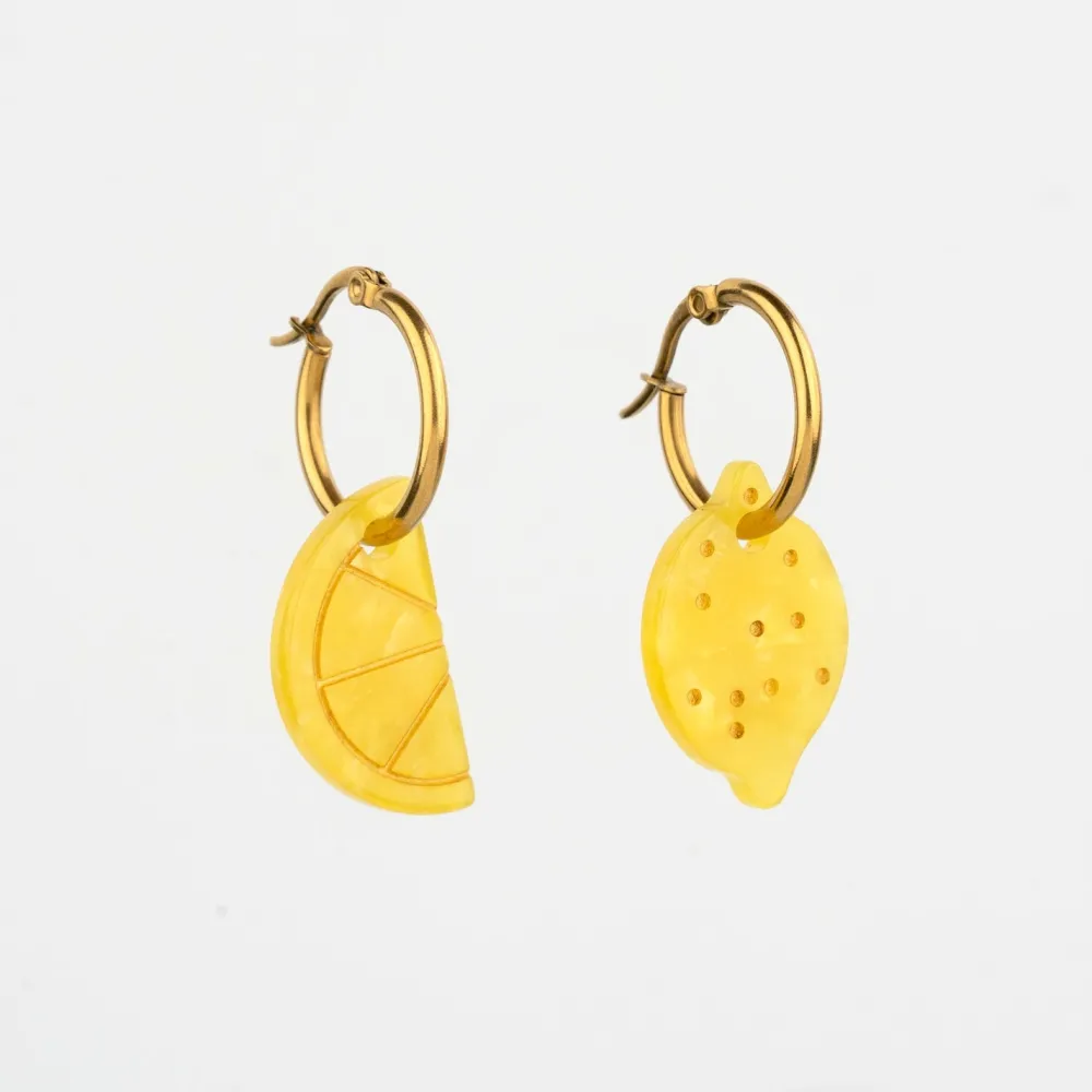 Store Boucles d'oreilles Citron Bijoux