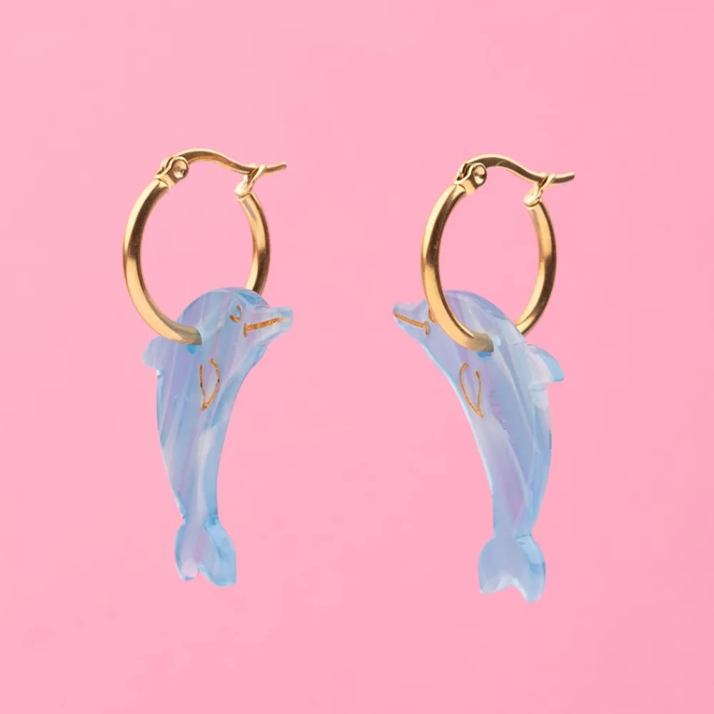 Hot Boucles d'oreilles Dauphin Bijoux