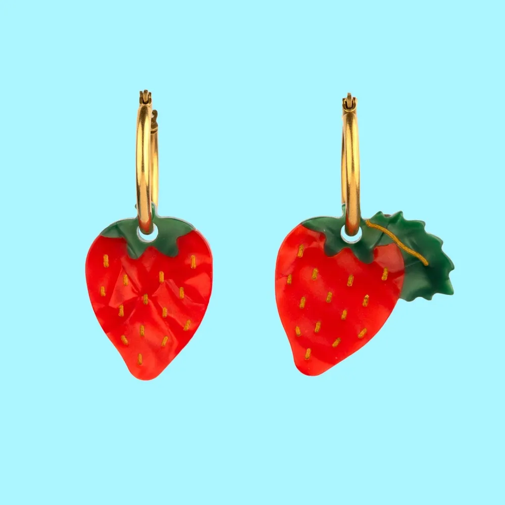 Cheap Boucles d'oreilles Fraise Bijoux