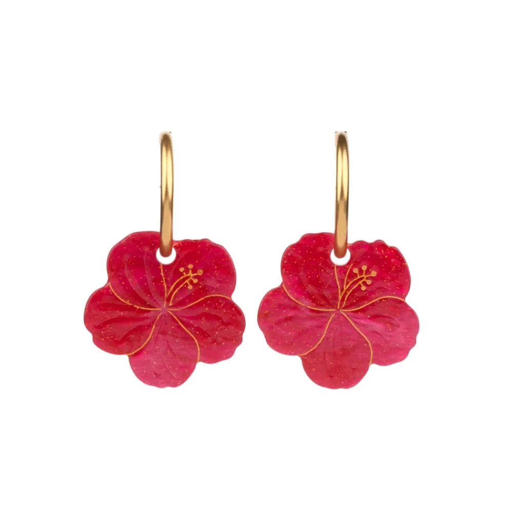 Best Boucles d'oreilles Hibiscus Bijoux