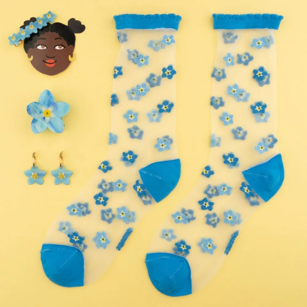 Shop Boucles d'oreilles Myosotis Bijoux