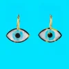 Best Boucles d'oreilles Oeil - Bleu Bijoux