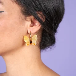 Best Sale Boucles d'oreilles Papillon Jaune Bijoux