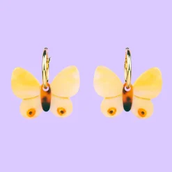 Best Sale Boucles d'oreilles Papillon Jaune Bijoux