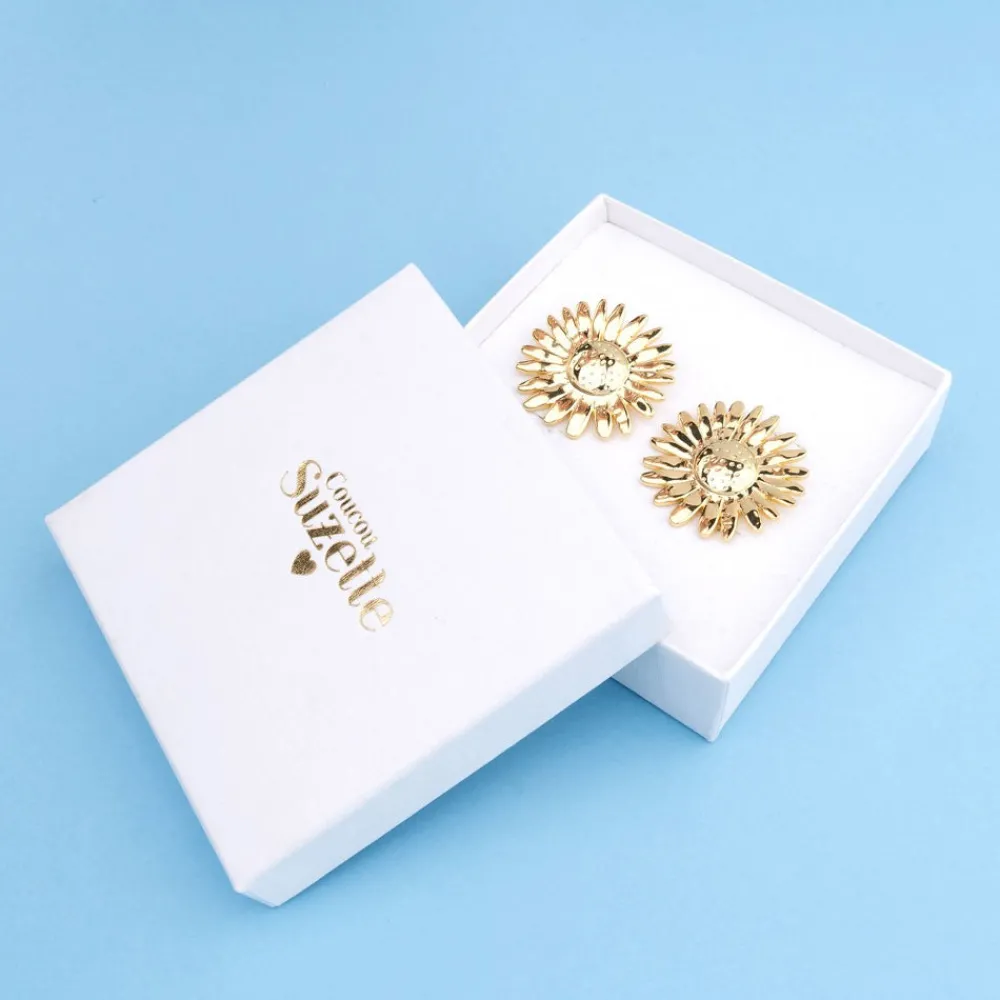 Fashion Boucles d'oreilles Tournesol Bijoux