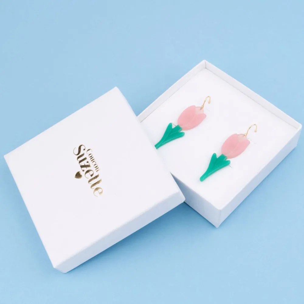 Discount Boucles d'oreilles Tulipe Bijoux