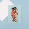 Shop Carte Grossesse - Maman noire et Papa blanc Papeterie
