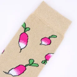 Fashion Chaussettes à paillettes Radis Chaussettes Coton