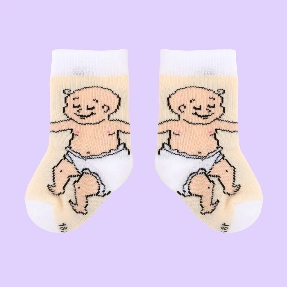 New Chaussettes Bébé Mignon - Blanc Enfant Chaussettes Enfants