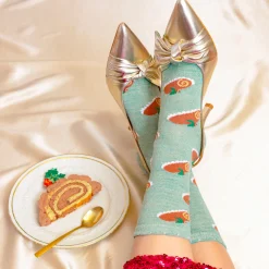 Discount Chaussettes Bûche de noel Chaussettes Coton