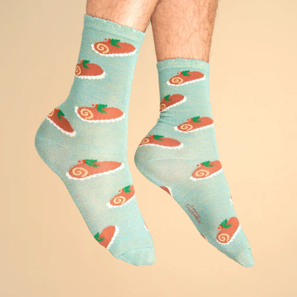 Discount Chaussettes Bûche de noel Chaussettes Coton
