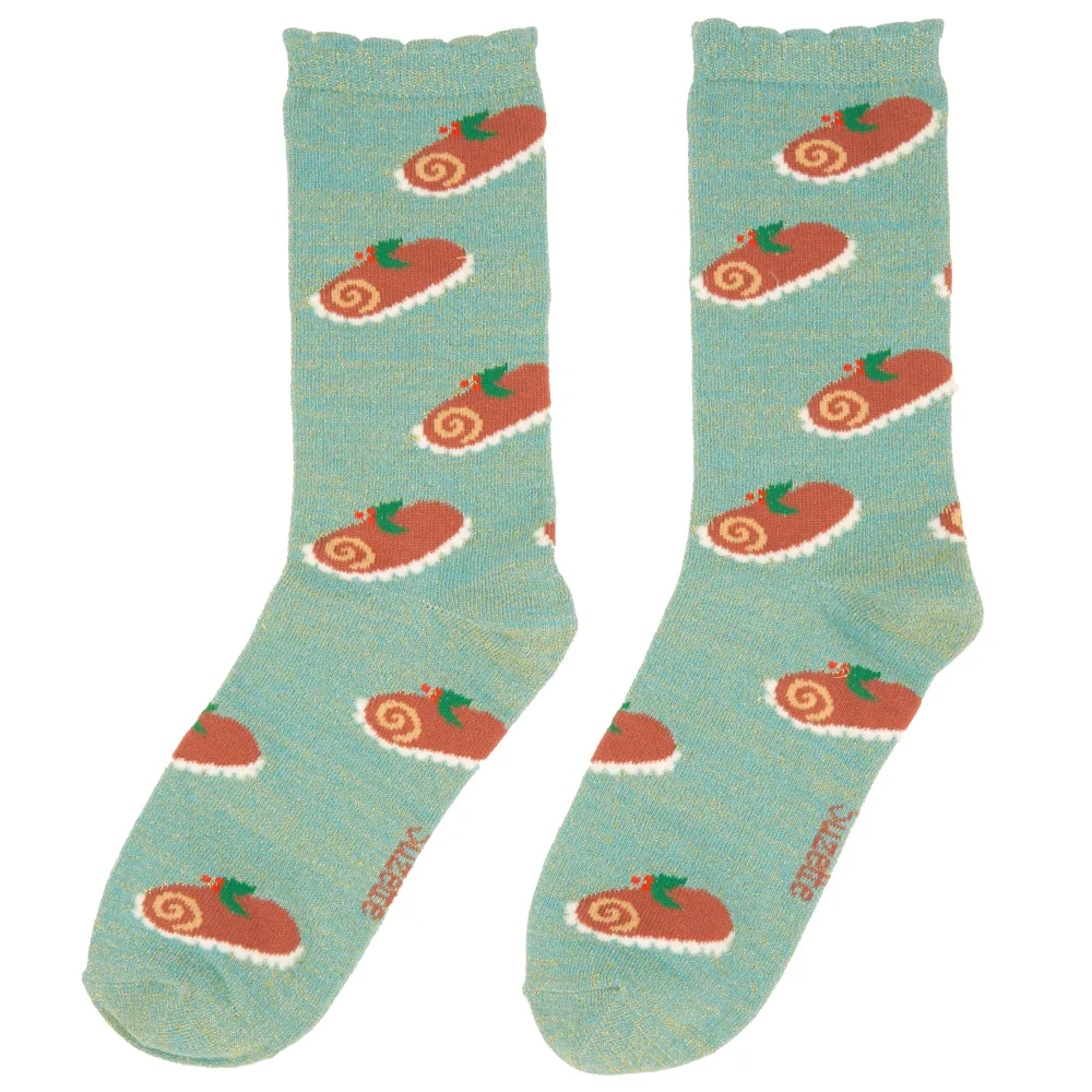Discount Chaussettes Bûche de noel Chaussettes Coton