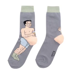 Outlet Chaussettes Bidon Bière - Blanc Chaussettes Coton
