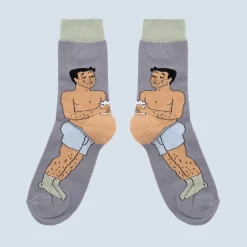 Outlet Chaussettes Bidon Bière - Noir Chaussettes Coton
