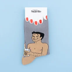 Outlet Chaussettes Bidon Bière - Noir Chaussettes Coton