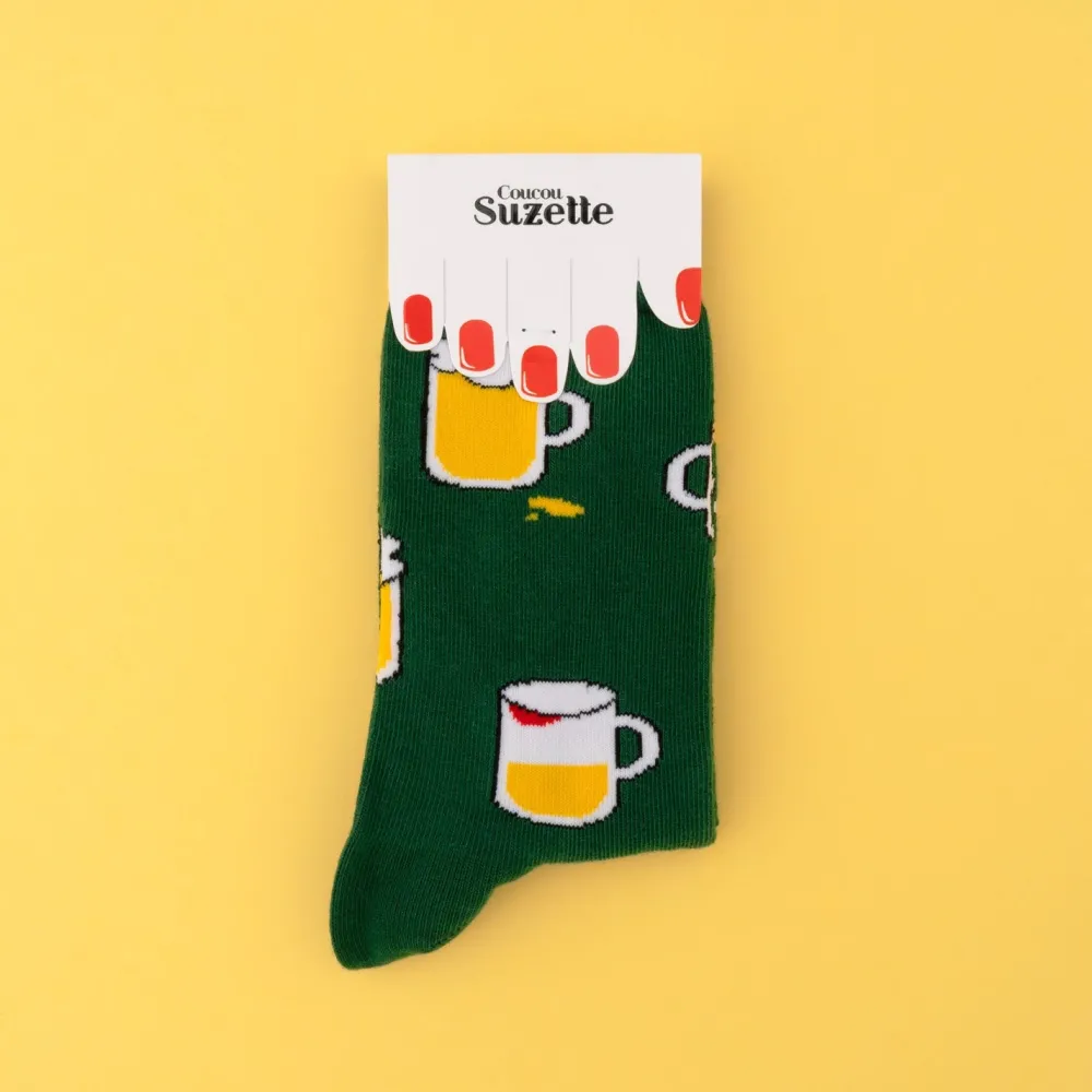New Chaussettes Bière Chaussettes Coton