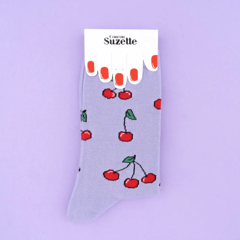 Flash Sale Chaussettes Cerise Chaussettes Coton