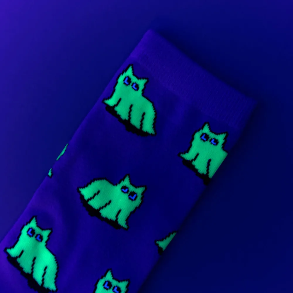 Store Chaussettes Chat Fantôme Chaussettes Coton