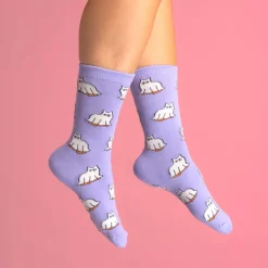 Store Chaussettes Chat Fantôme Chaussettes Coton