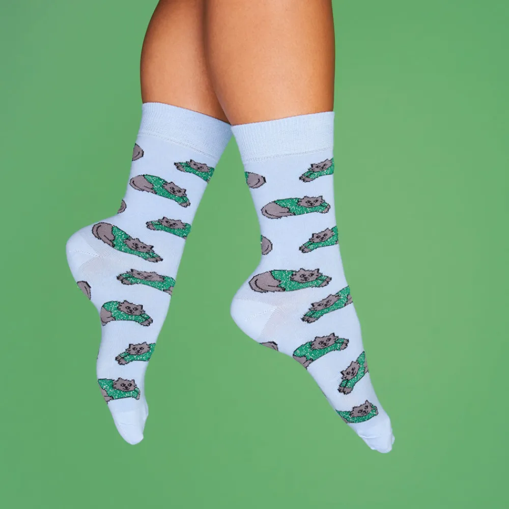 Sale Chaussettes Chat pull d'hiver Chaussettes Coton