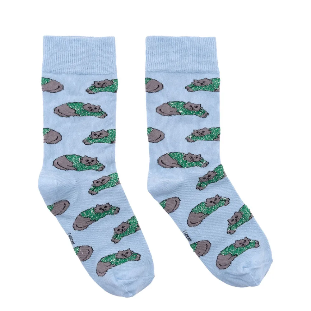 Sale Chaussettes Chat pull d'hiver Chaussettes Coton