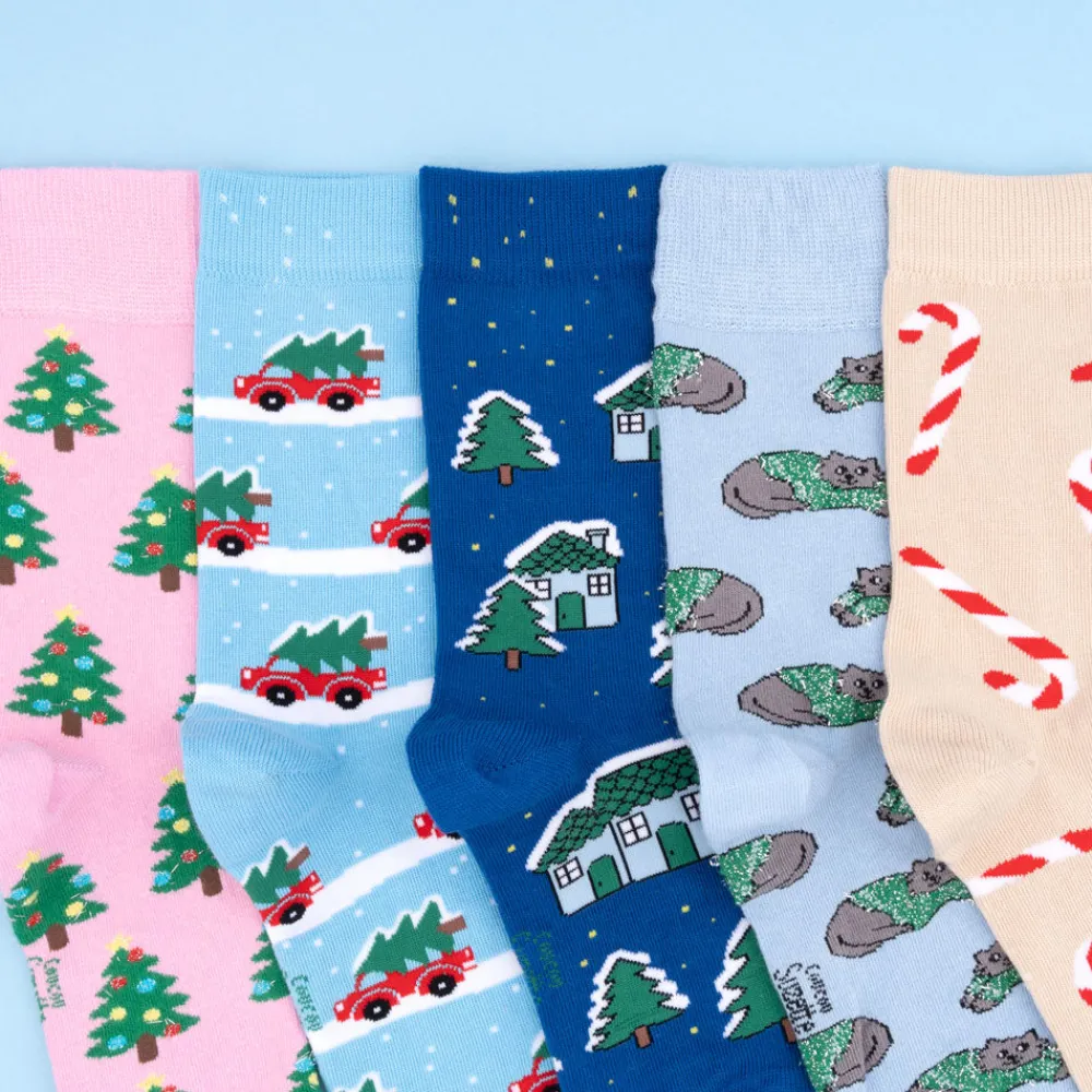 Sale Chaussettes Chat pull d'hiver Chaussettes Coton