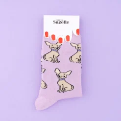 Fashion Chaussettes Chihuahua Chaussettes Coton