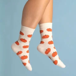Best Chaussettes Citrouille Chaussettes Coton