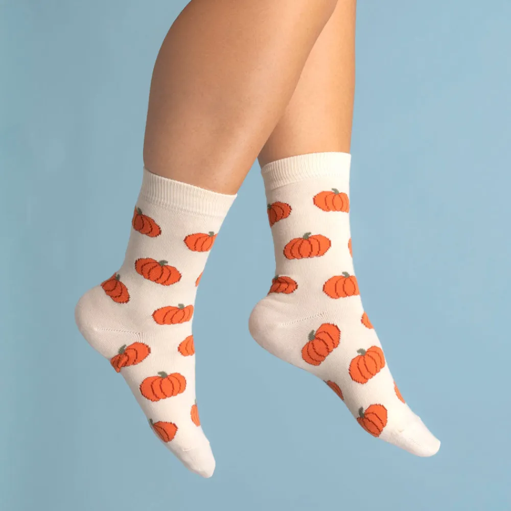 Best Chaussettes Citrouille Chaussettes Coton